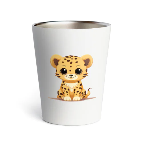 cute cheetah Thermo Tumbler