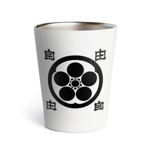 JIYU_KAMONⅡ_BLACK Thermo Tumbler