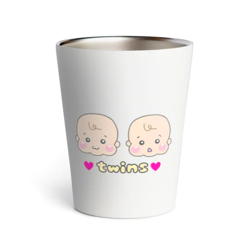 twins べびー　ふたごグッズ Thermo Tumbler