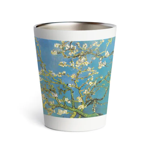 ゴッホ「花咲くアーモンドの木の枝」 Thermo Tumbler