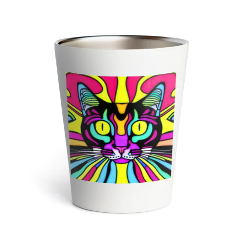 奇妙な猫 Thermo Tumbler