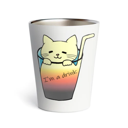 液体ねこ（カクテルver.） Thermo Tumbler