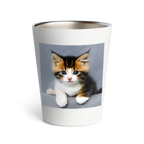 ねこ ぐっず 3 Thermo Tumbler