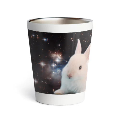 宇宙白うさぎ Thermo Tumbler