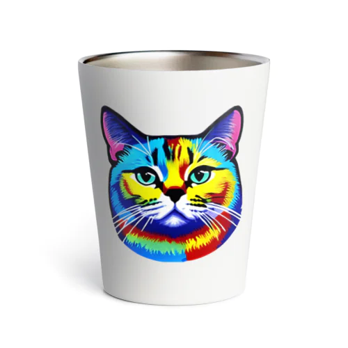 虹色猫 Thermo Tumbler