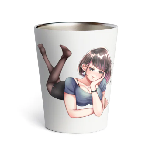 大人雰囲気のお姉さん一ノ瀬彩(中の人)(c)せったー Thermo Tumbler