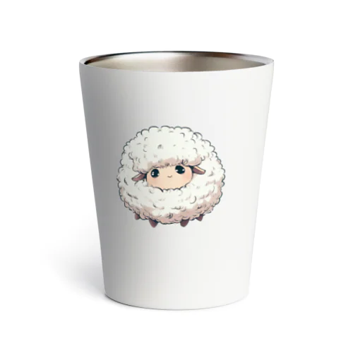 fluffy sheep 02 Thermo Tumbler