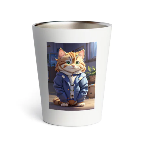かわいい猫ちゃん Lovely cat Thermo Tumbler