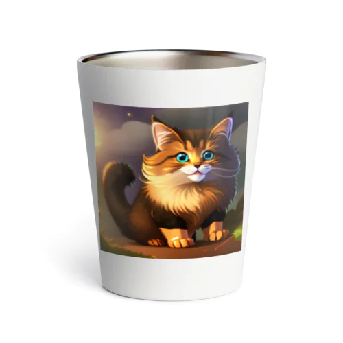 かわいい猫のイラストグッズ Thermo Tumbler