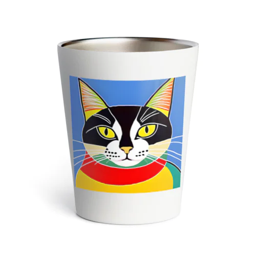 カラフルだニャン‼️ Thermo Tumbler