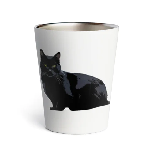 黒猫 Thermo Tumbler