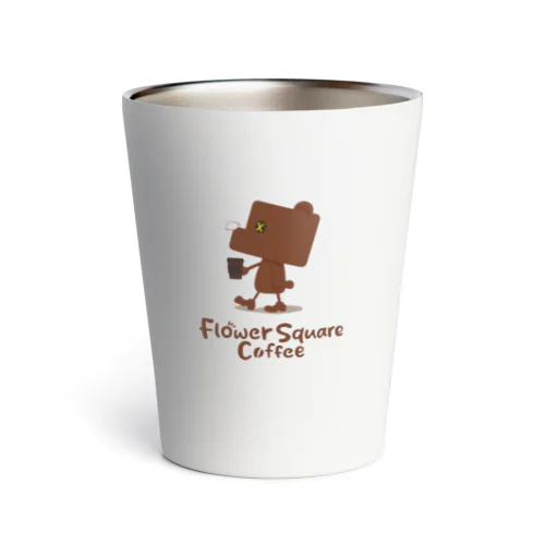 FlowerSquareCoffee Thermo Tumbler