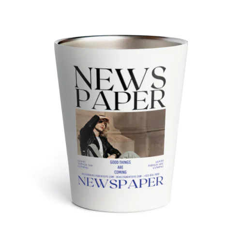 NEWS PAPER Thermo Tumbler