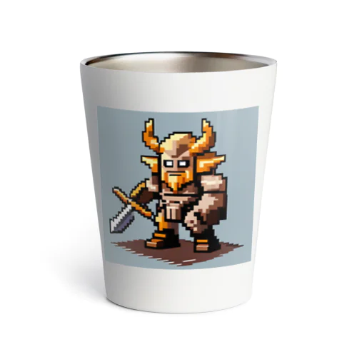 ドット絵バイキング Thermo Tumbler