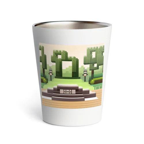 ドット絵古の祭壇 Thermo Tumbler