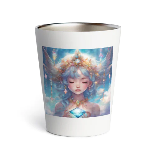 アメジストに祈る少女 Thermo Tumbler