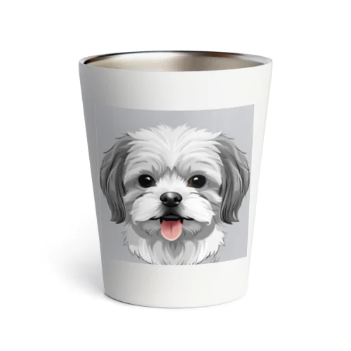 かわいい犬 Thermo Tumbler