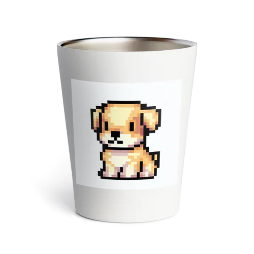 ドット絵の子犬 Thermo Tumbler