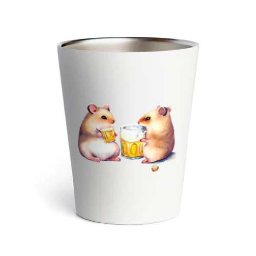 ビール好きのハムスター Thermo Tumbler