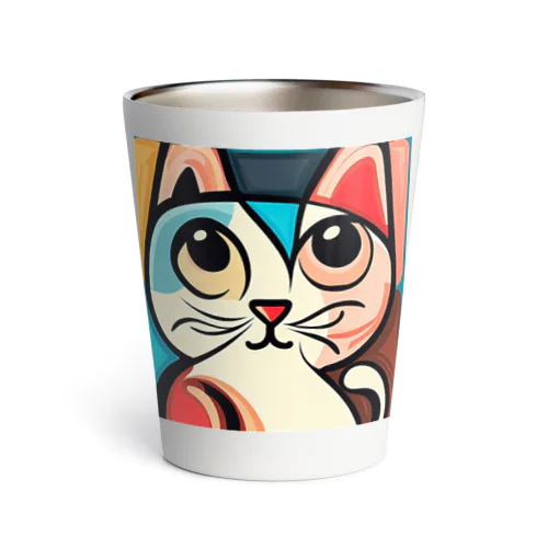 Mysterious Cat Thermo Tumbler