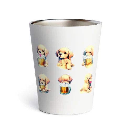 ビール好きの犬 Thermo Tumbler