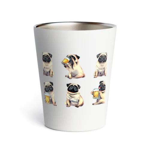 ビール好きの犬 Thermo Tumbler