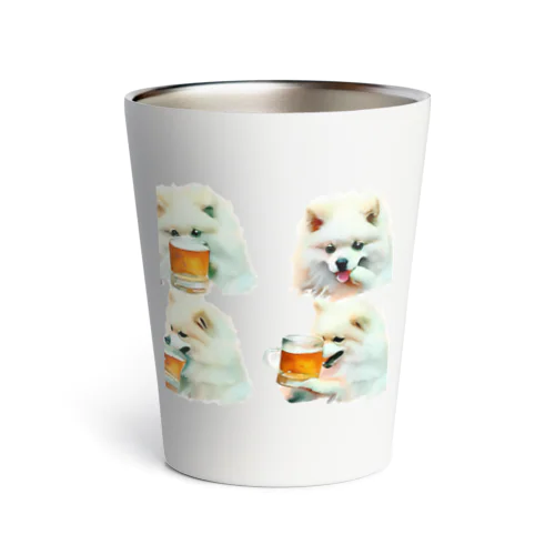 ビール好きの犬 Thermo Tumbler