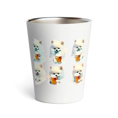 ビール好きの犬 Thermo Tumbler