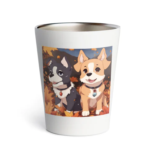 秋を感じるワンちゃんグッズ Thermo Tumbler