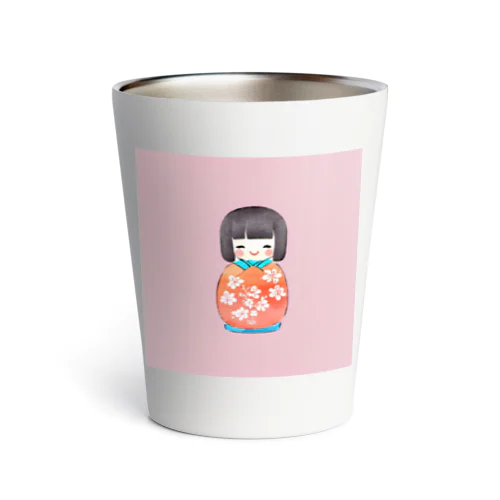 かわいいこけしのグッズ Thermo Tumbler