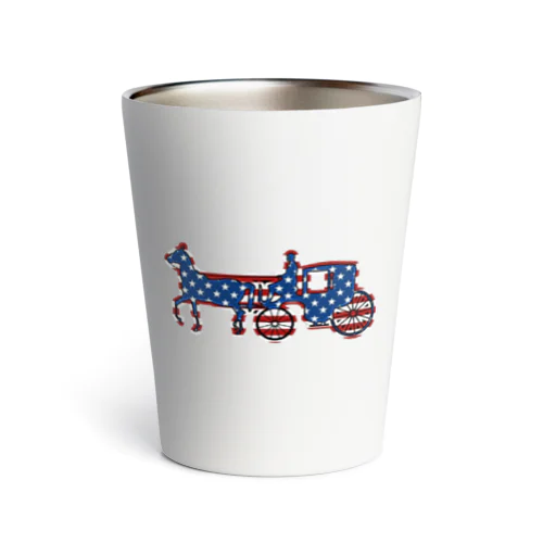 馬車　Flag of the United States Thermo Tumbler