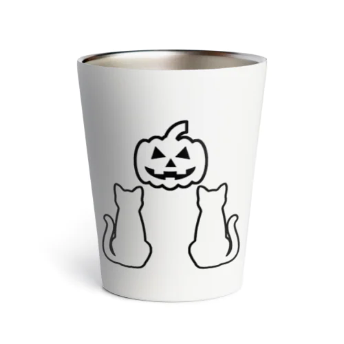 猫のシルエットシリーズ  ハロウィンバージョン from 9CATS Thermo Tumbler