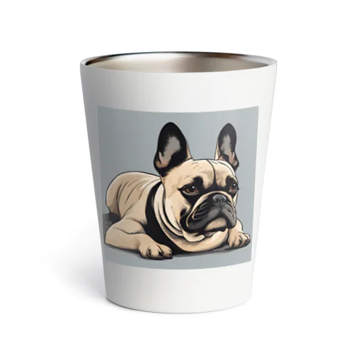 french bulldog Thermo Tumbler