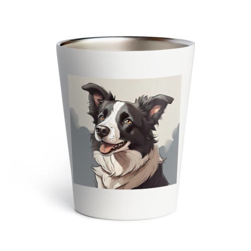 ボーダーコリーのペパー Thermo Tumbler