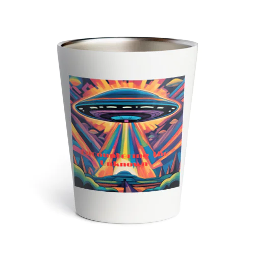 サイケデリック　UFO Encountering the Unknown Thermo Tumbler