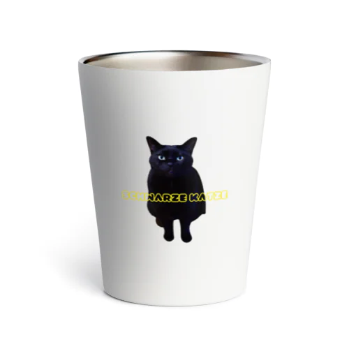 Schwarze Katze(黒猫) Thermo Tumbler