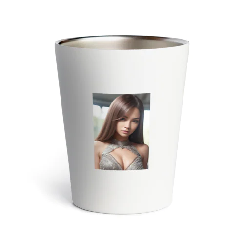 AI美女 A Thermo Tumbler