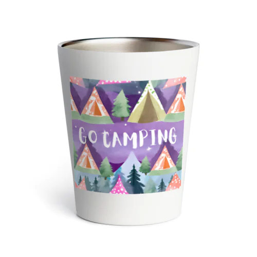 カラフルテントでGO CAMPING サーモタンブラー