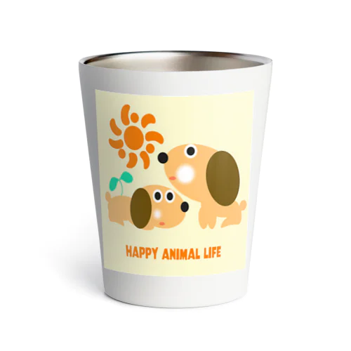 HAPPY ANIMAL LIFE  Thermo Tumbler