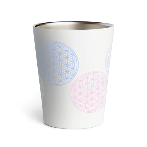 フラワーオブライフ6 Thermo Tumbler