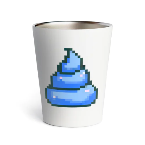 うんち（ブルー）| Poop (blue) Thermo Tumbler