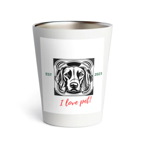 Dog ペット好き Thermo Tumbler