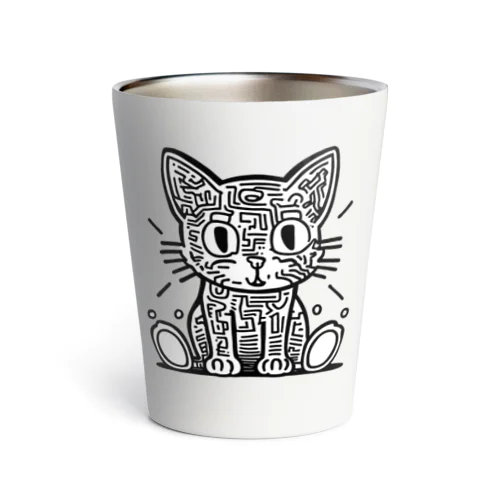 キーヘリ風キャット５ Thermo Tumbler