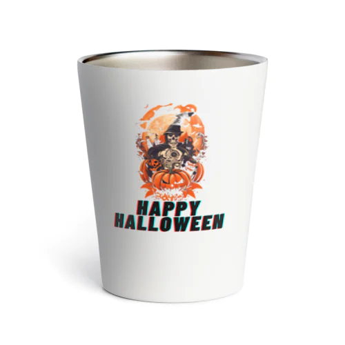  Happy　Halloween(骸骨） Thermo Tumbler