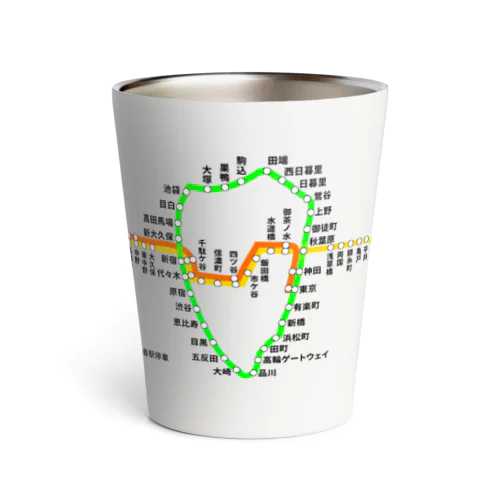 山手線・中央線・総武線 路線図 サーモタンブラー
