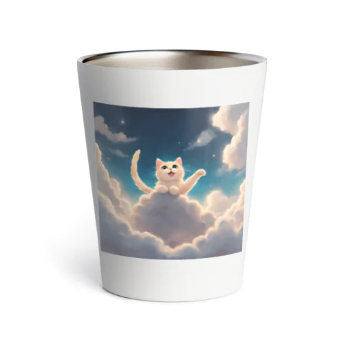 天に昇る猫 Thermo Tumbler