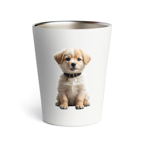 愛らしい子犬 Thermo Tumbler