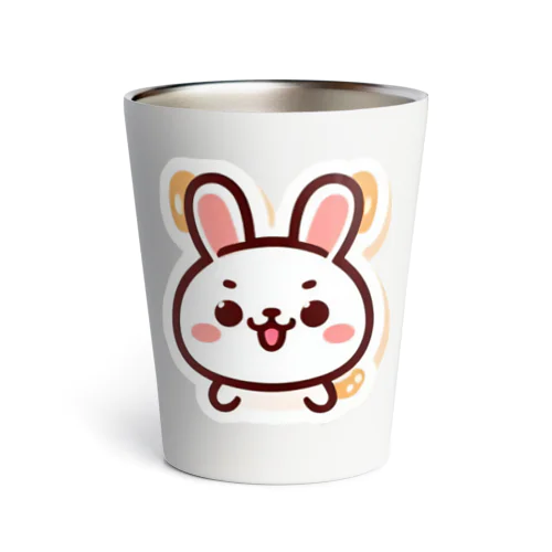 フワフワ癒しうさぎグッズ Thermo Tumbler