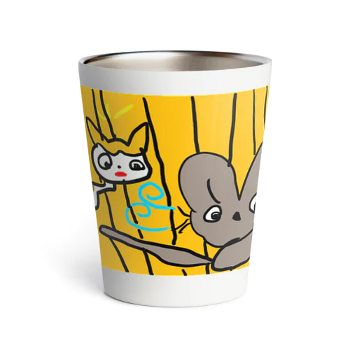 ねこ＆ねずみ Thermo Tumbler