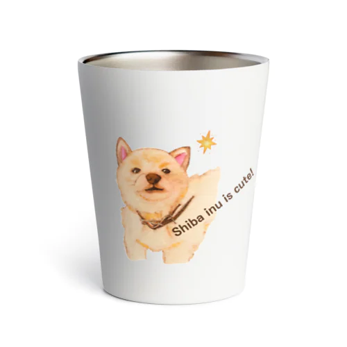 愛犬マック【Shiba inu is cute!】 Thermo Tumbler